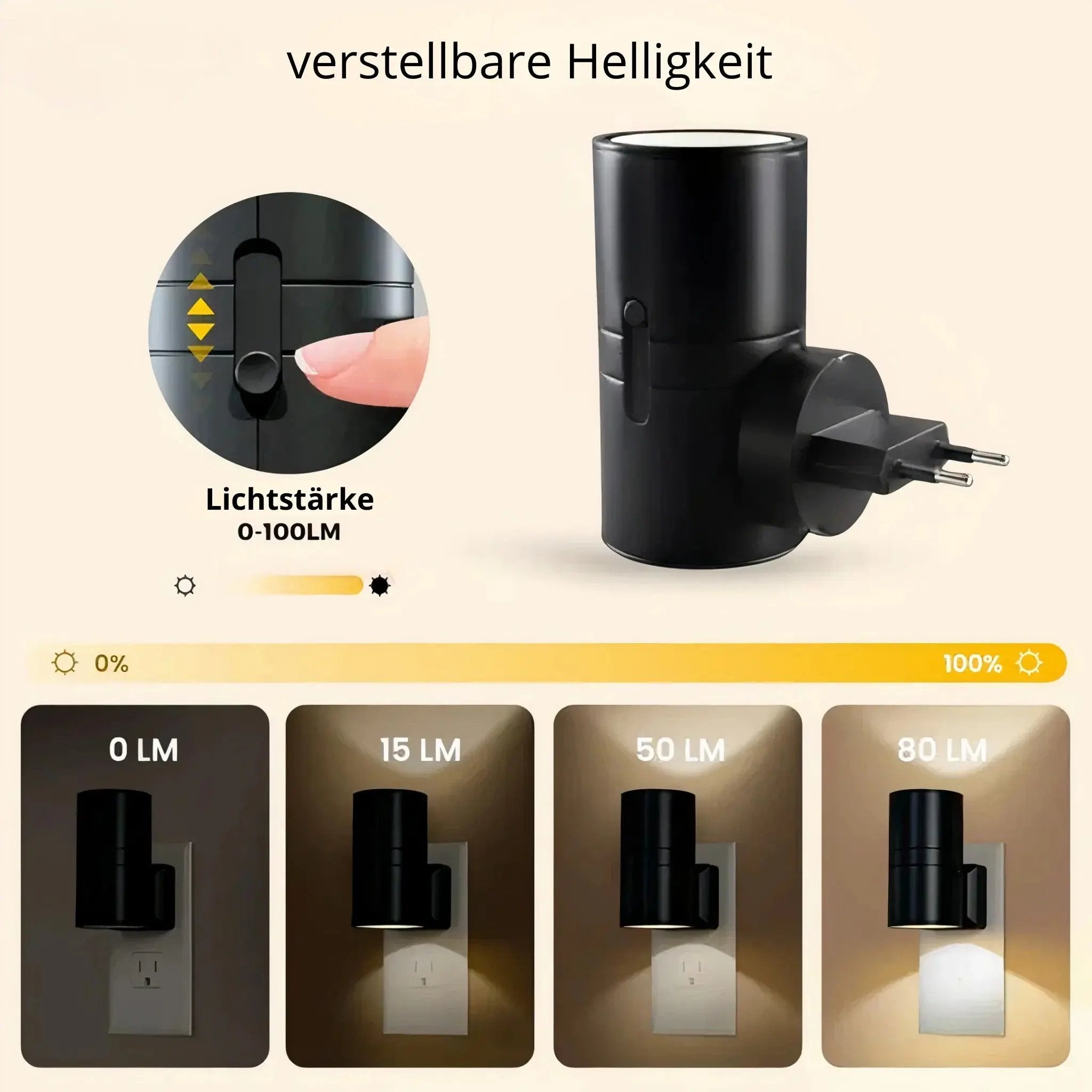 LED Plug-in Night Lamp with Dusk Sensor
