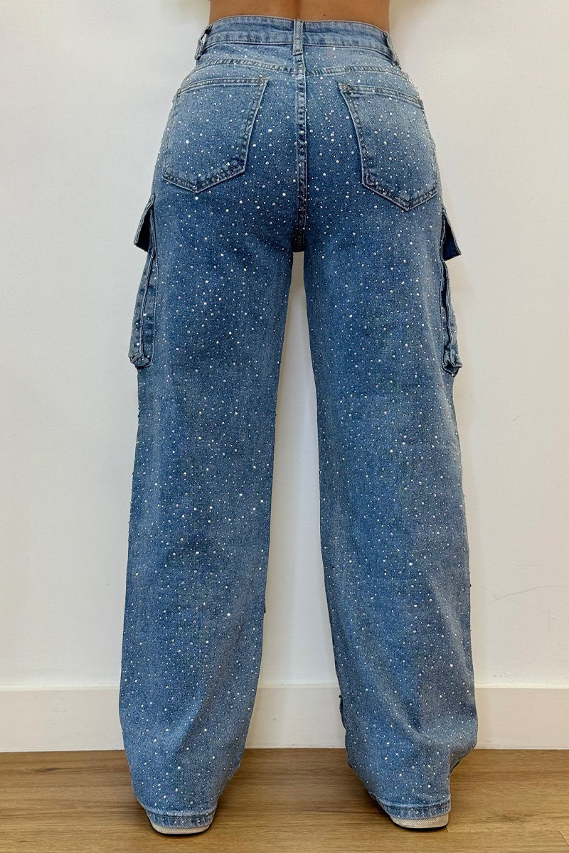 Sky-High Waist Wide Leg Cargo Jeans™ — Own Every Step with Unstoppable Confidence and Street-Smart Edge