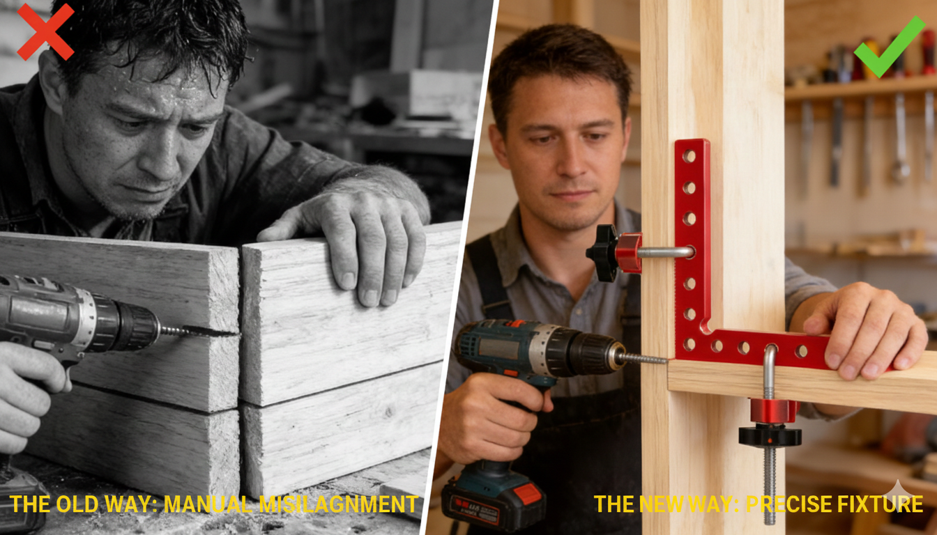 TitanGrip™ — Lock in Perfect 90° Joints for Flawless, Stress-Free Builds