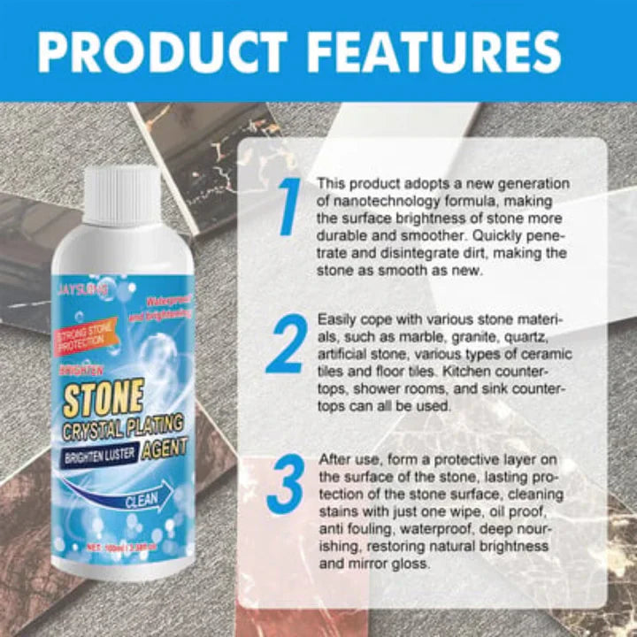 StoneLux™ — Bring Your Stone Surfaces Back to Life with Effortless Shine and Pride