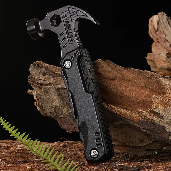 7-in-1 Multipurpose Hammer | Portable for Travel | Seven Capabilities | FixForge