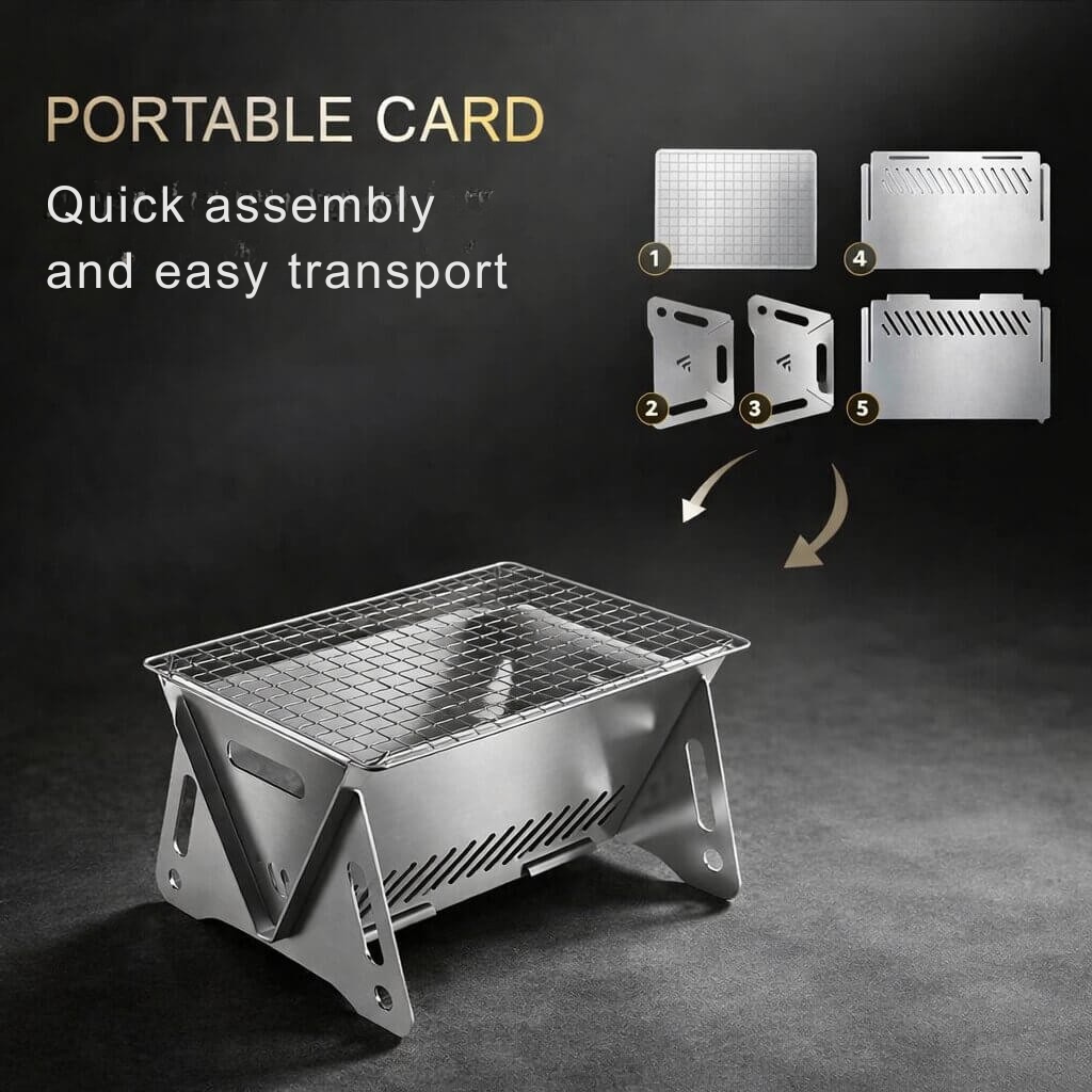 Charcoal BBQ | Fast Setup | Sturdy Build | OutdoorFlamme
