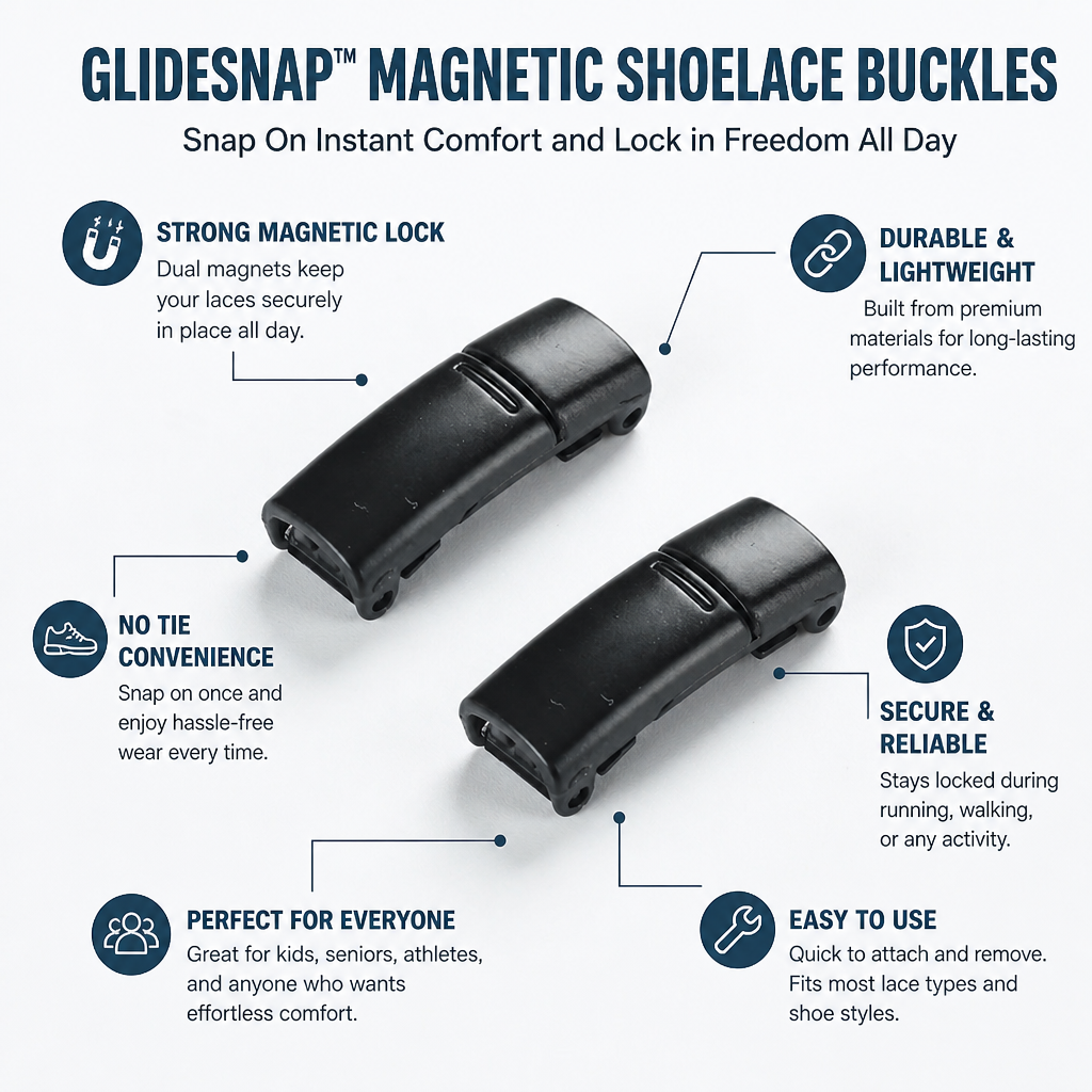 GlideSnap™ — Snap On Instant Comfort and Lock in Freedom All Day