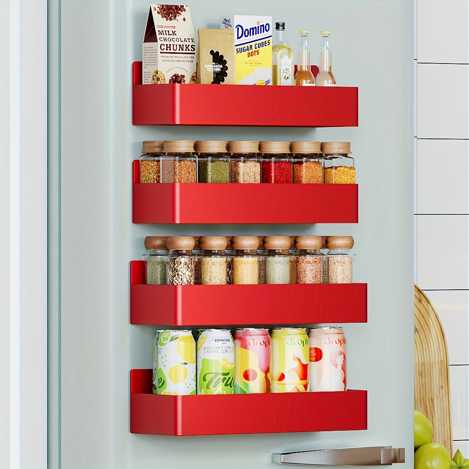 Magnetic Storage Shelf Set of 4