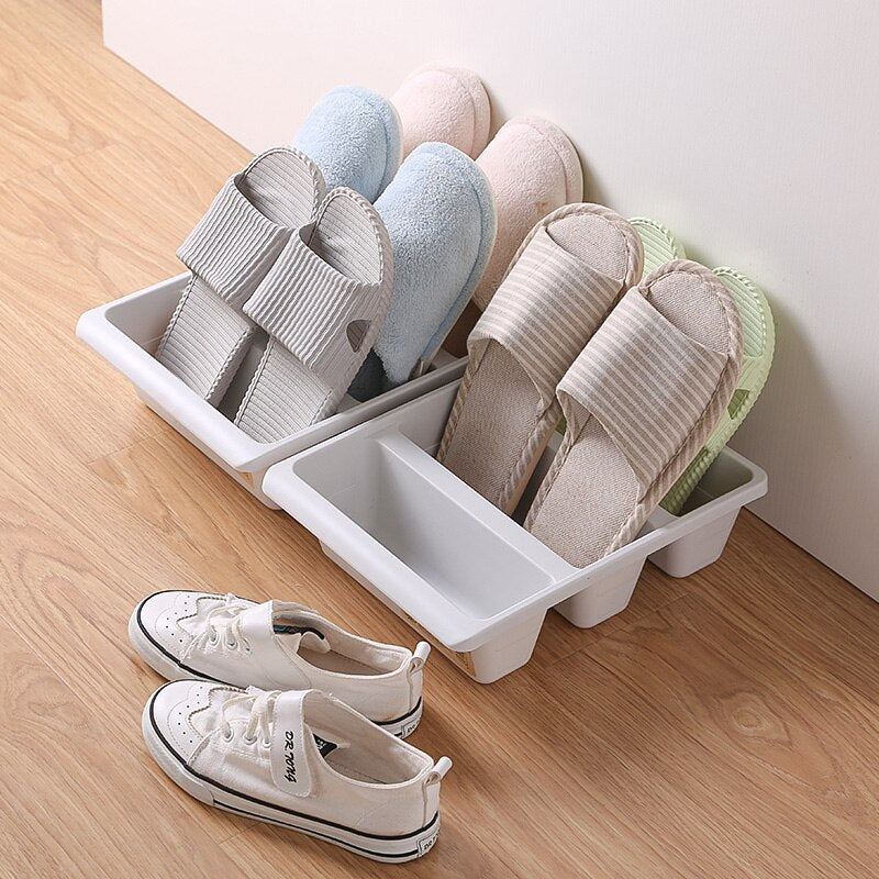 Shoe Organizer | Upright Shoe Storage | Tool-Free Plug-In Design | StepStack