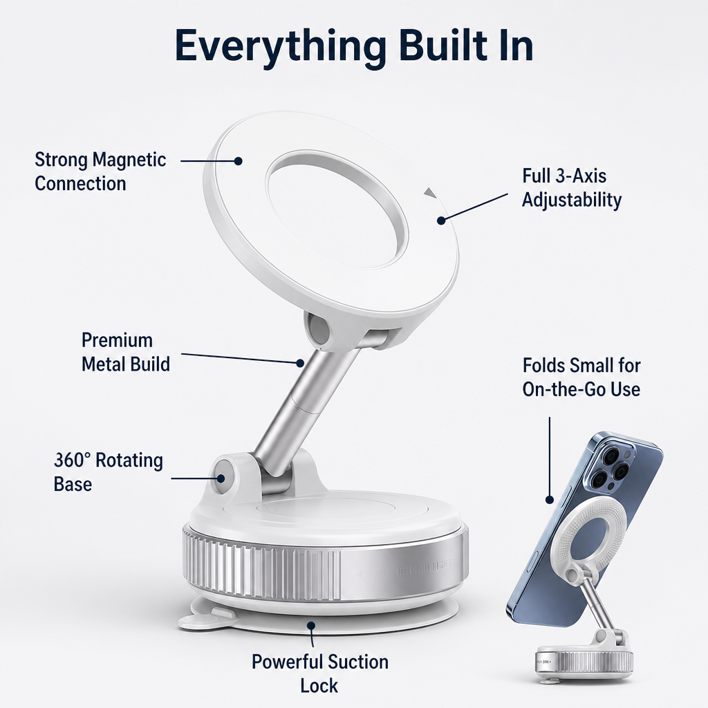 MagnaHold™ — Lock Your Phone Like It’s Welded in Place, No Matter the Ride