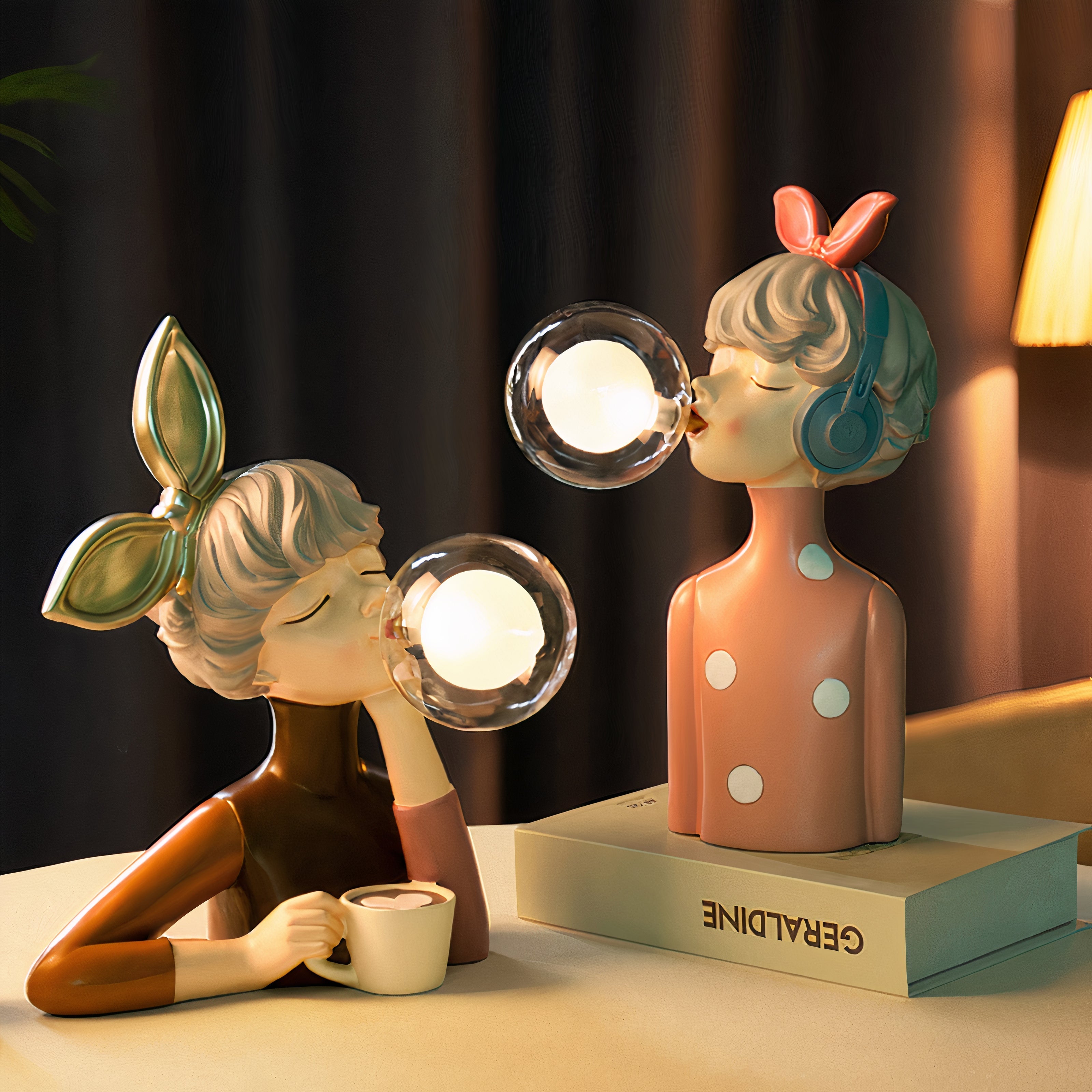 Charming Home Lighting Idea – Sister Lamps