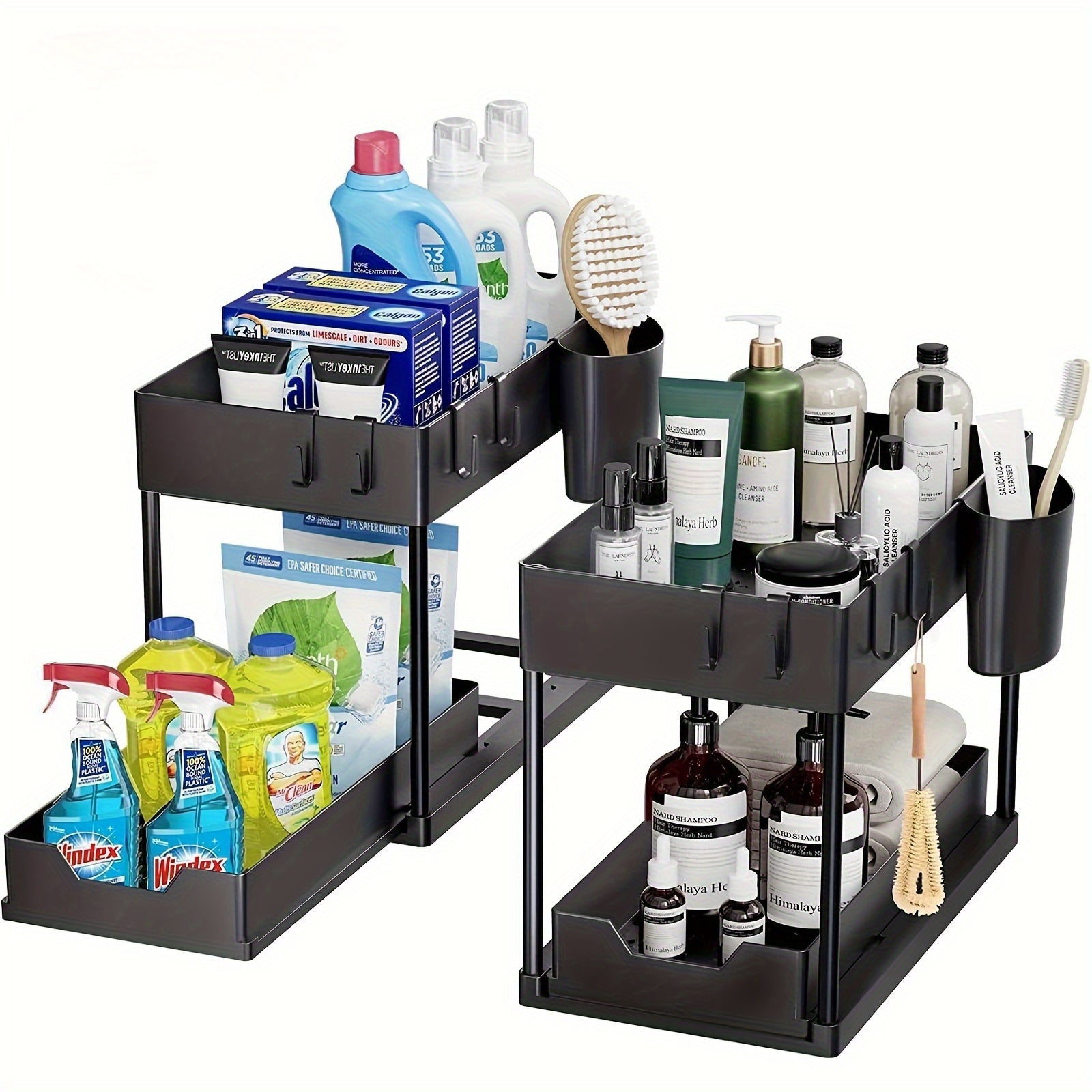 Expandable Under-Sink Cabinet Organizer