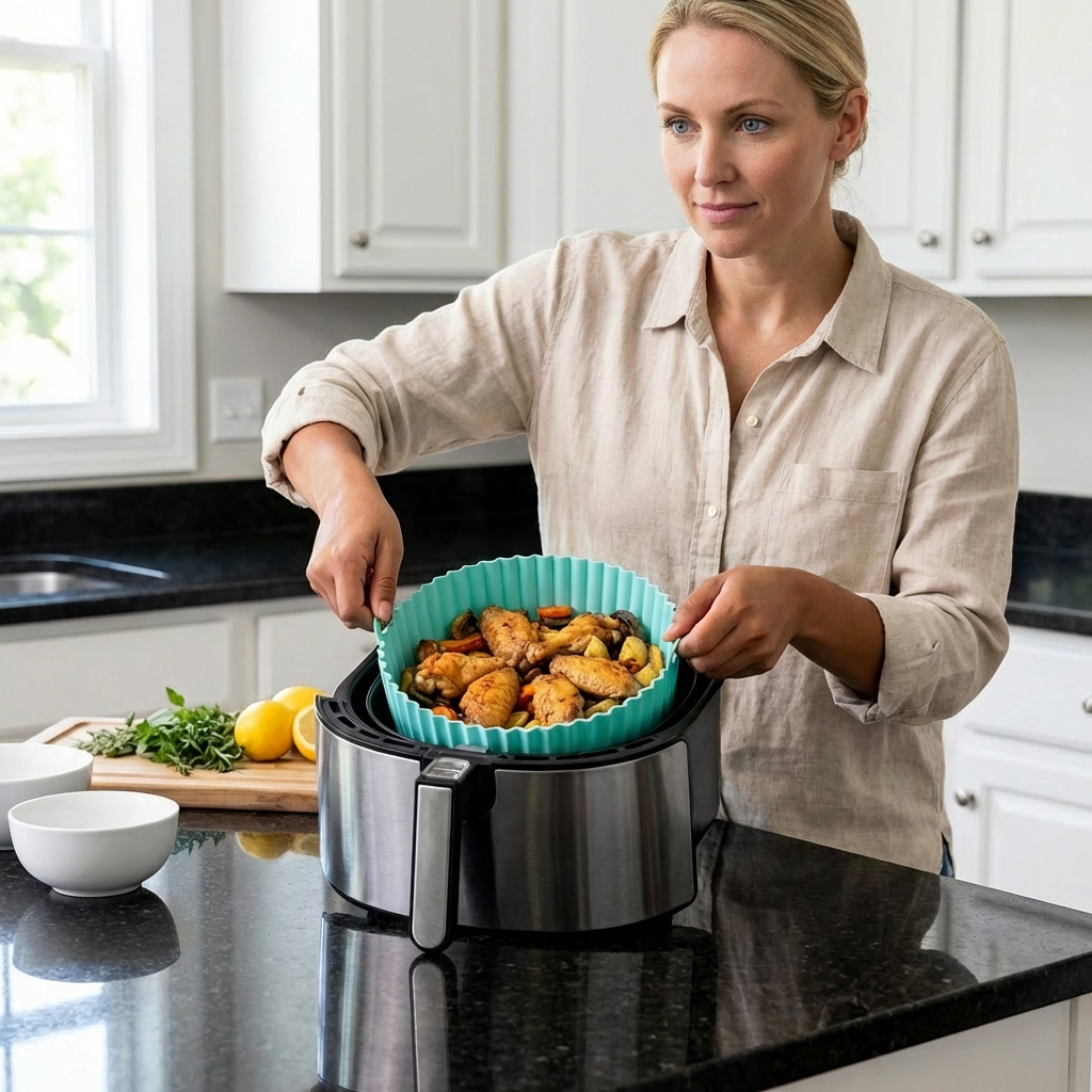 CrispEase – Non-Stick Cooking Aid for Easy Crisping and Quick Cleaning