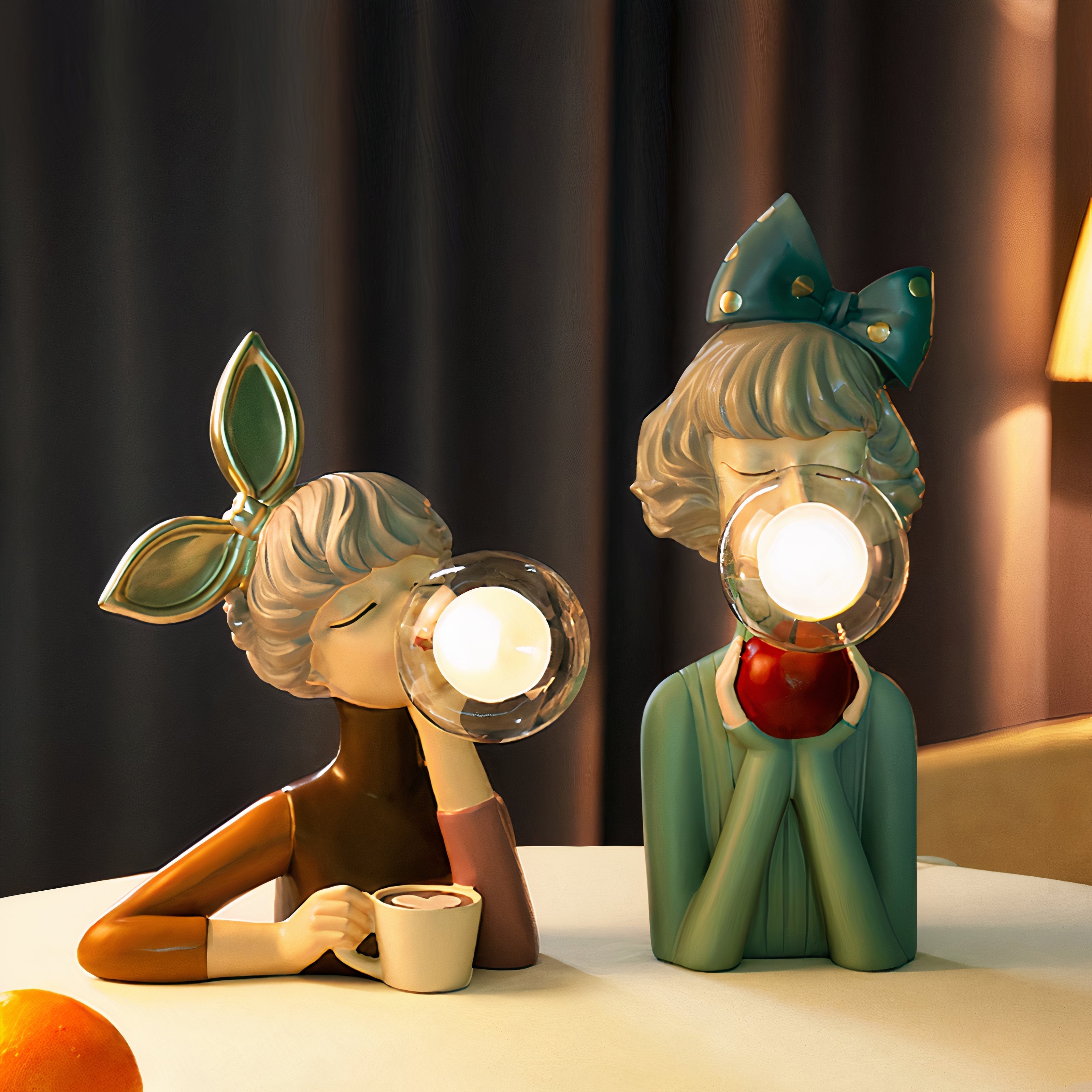 Charming Home Lighting Idea – Sister Lamps