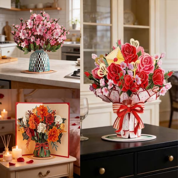 3D Pop-Up Card – Transforms Emotions into Unforgettable, Vivid Love