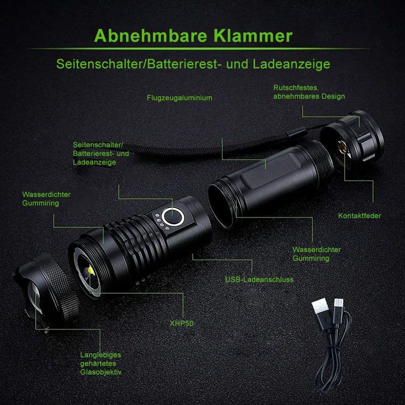 NightVision Pro™ | 🔦 Military Waterproof LED Flashlight