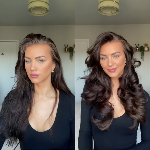 LuxeGlide™ Heat Brush — Transform Frizz into Silky Shine Instantly Without Pain or Damage