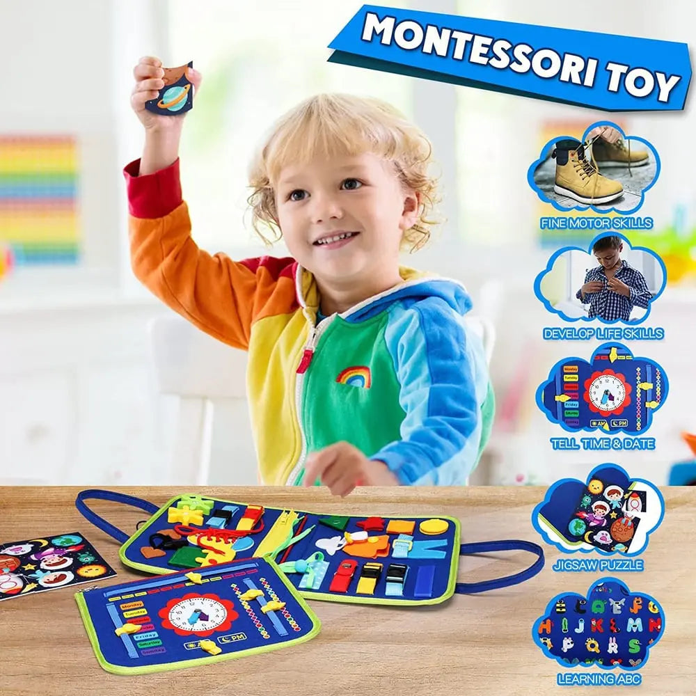 Touch Panel – Montessori Educational Toy for Kids' Motor Skill Growth