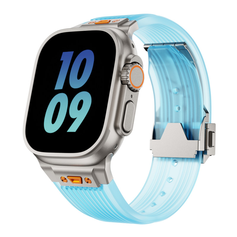 Clear Silicone Strap for Smartwatch