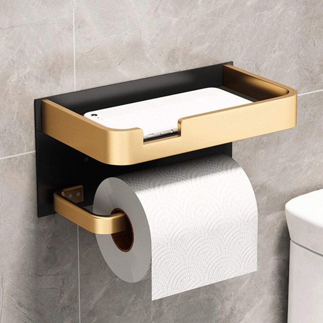 Toilet Paper Rack | Wall Mounted | Metal Dispenser | BathLine