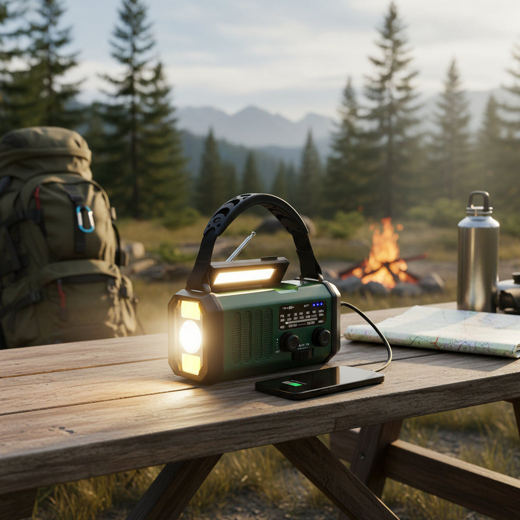 Compact Emergency Radio – Versatile All-in-One Survival Tool