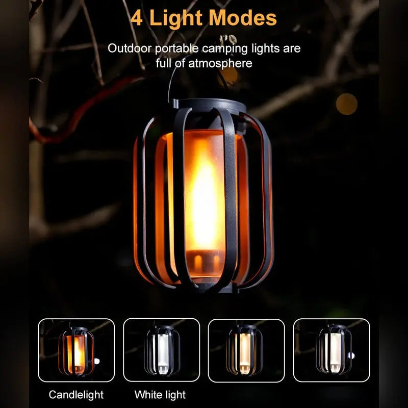 Solar-Powered Lantern with 4 Modes – Perfect for Camping & Garden Events