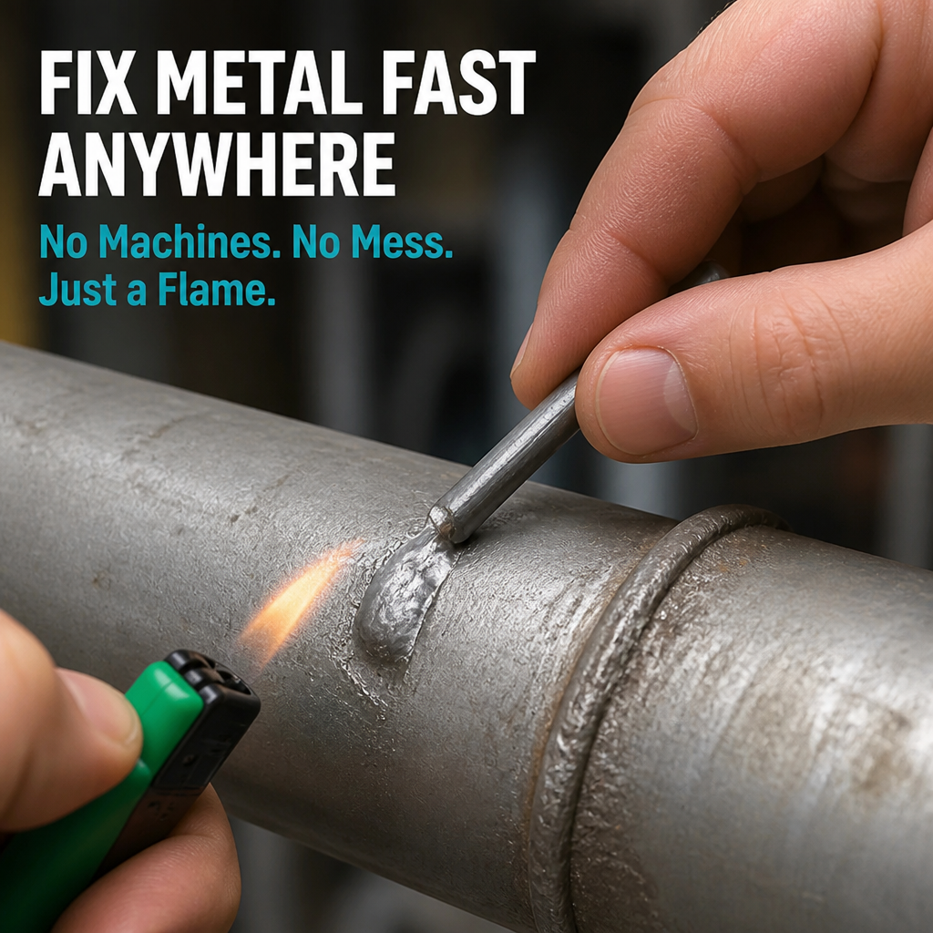 SteelSwift™ — Fix Cracked Metal in Minutes With Just a Flame