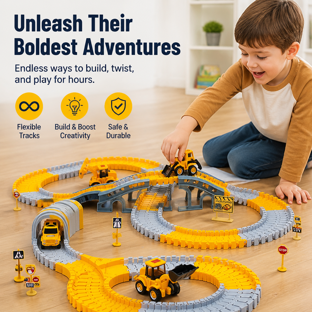 FlexiTrack™ — Unleash Your Child’s Boldest Adventures and Spark Endless Creativity