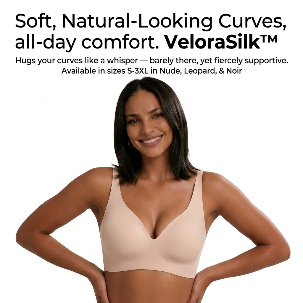 VeloraSilk™ Second Skin Bra — Feel Invisible Support That Sets You Free All Day