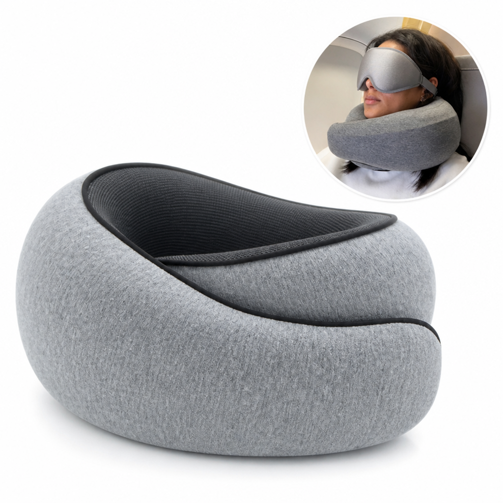 VoyageEase™ Neck Pillow — Arrive Refreshed and Pain-Free, Every Single Trip