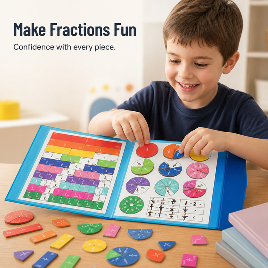 FractionFlow™ — Unlock Your Child’s Joyful Confidence with Every Fraction Mastered