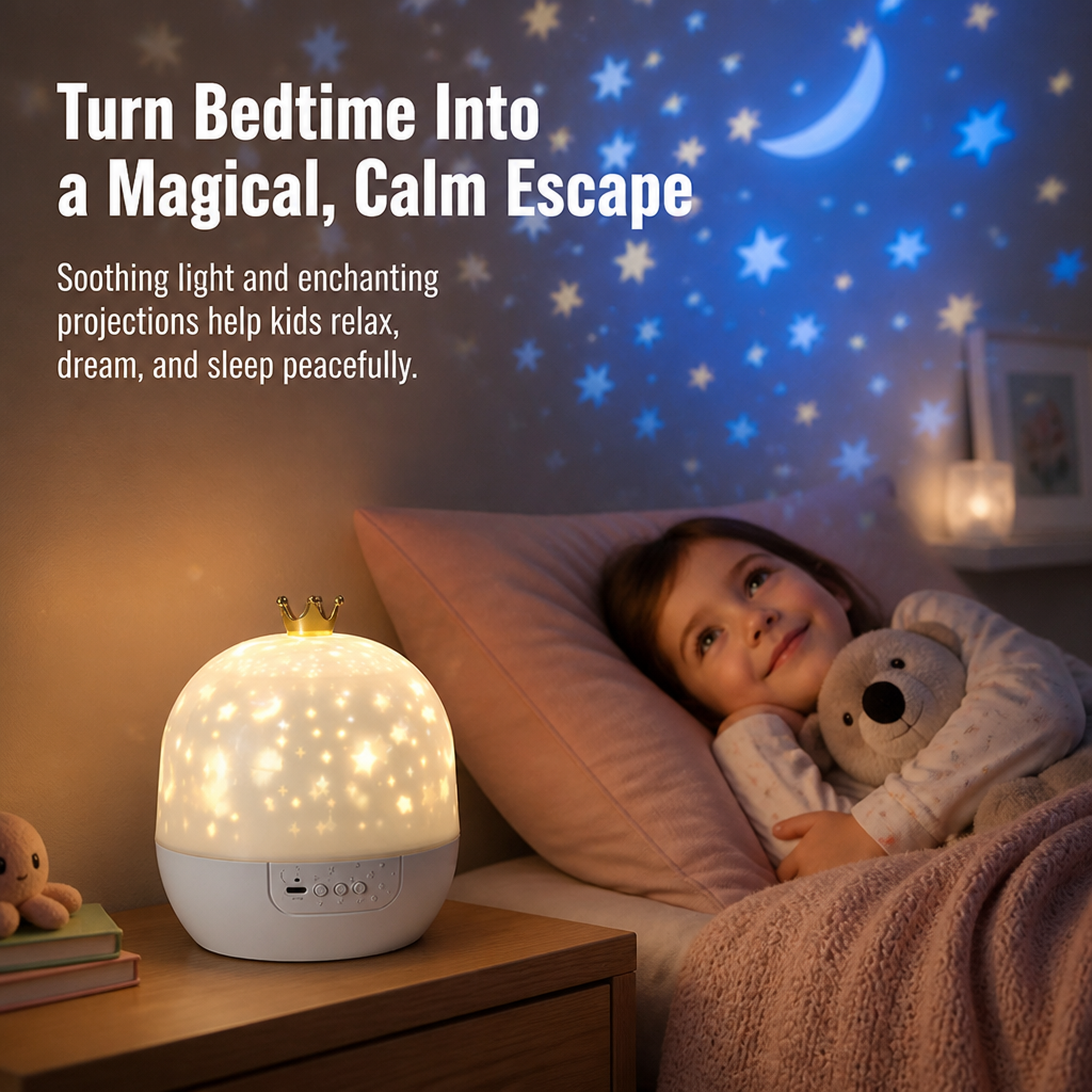 OceanLuxe™ — Turn Bedtime Into a Magical, Calm Escape Your Child Will Love