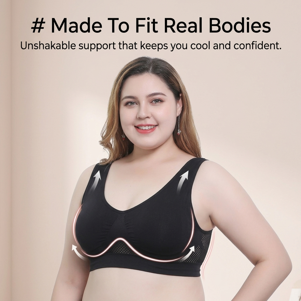 LuxCurve™ — Unshakable Support That Keeps You Cool and Confident All Day
