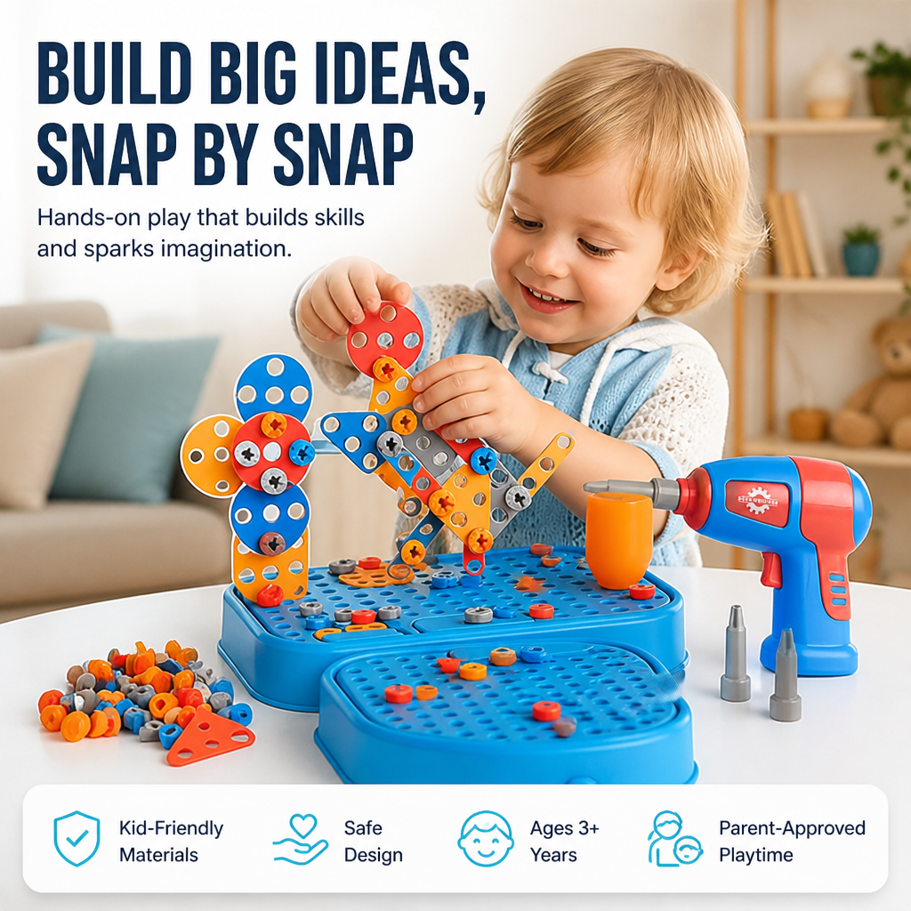 BuildBright™ Dino Kit — Unlock Your Child’s Inner Genius and Confidence with Every Snap