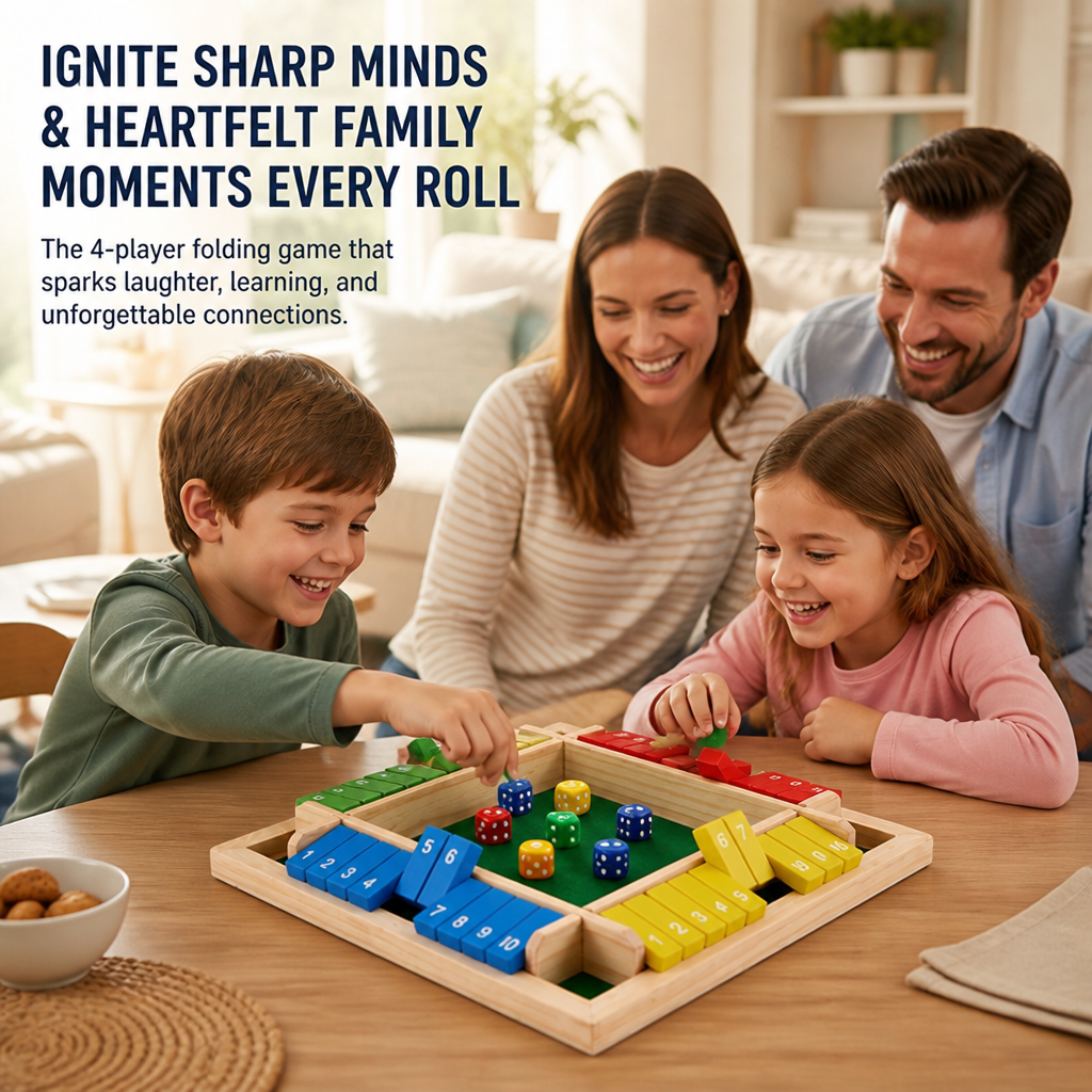 BrainBurst™ Family Folding Game — Ignite Sharp Minds and Heartfelt Family Moments Every Roll