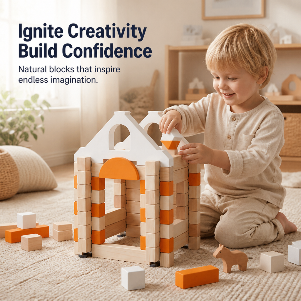 PureNest™ — Ignite Your Child’s Creativity and Confidence with Every Natural Block