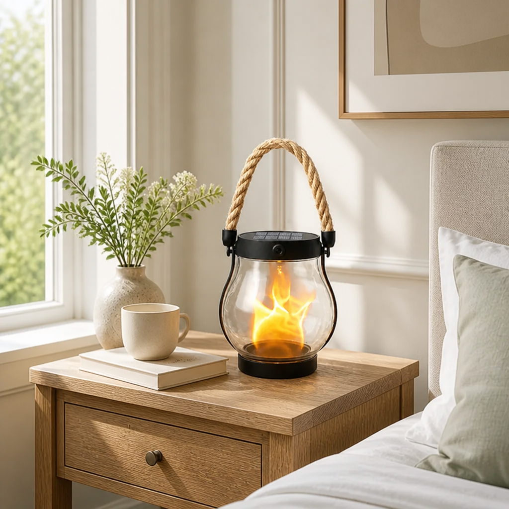 EmberAura™ Lantern — Feel Instantly Wrapped in Warmth and Calm Every Night