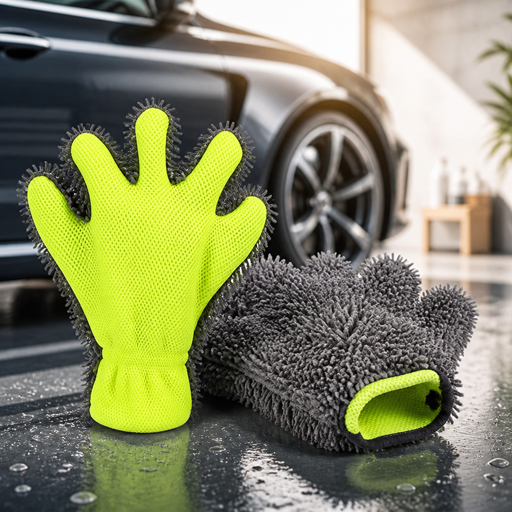 VeloClean™ Gloves — Take Command of Every Curve with Effortless, Showroom-Ready Shine