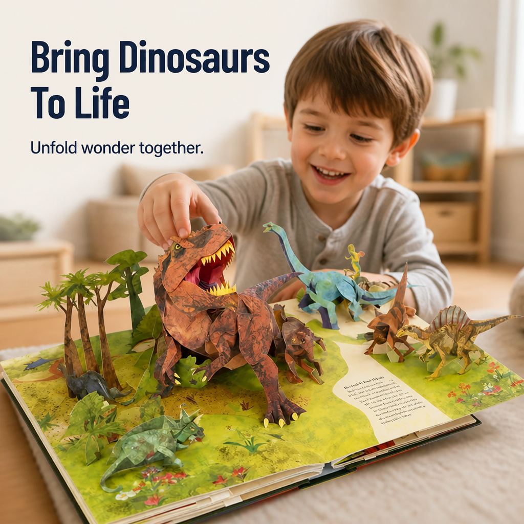 FossilFold™ — Ignite Wonder and Bring Dinosaurs to Life in Your Living Room