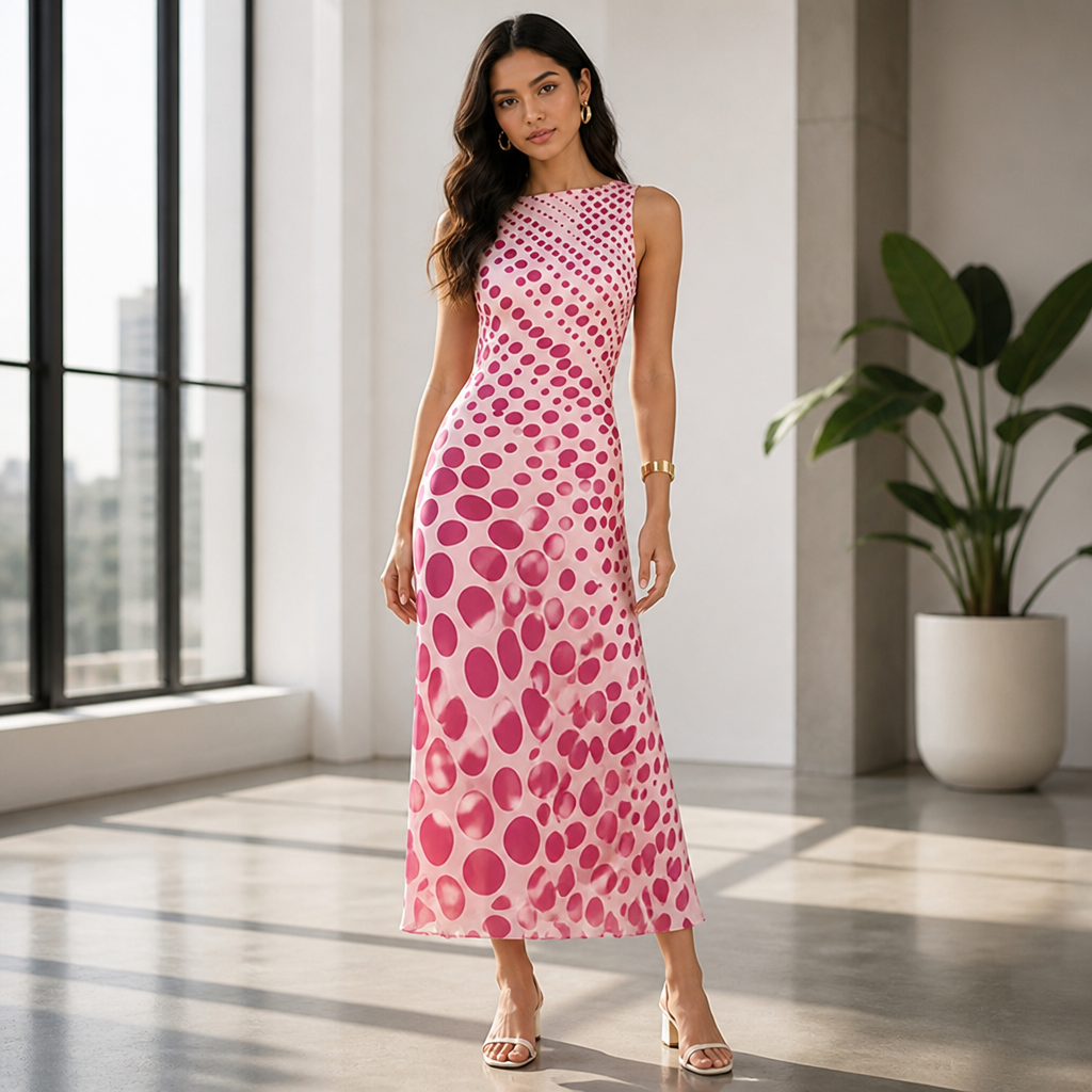VeloraLuxe™ Midi Dress — Slip into Featherlight Elegance That Moves With You All Day