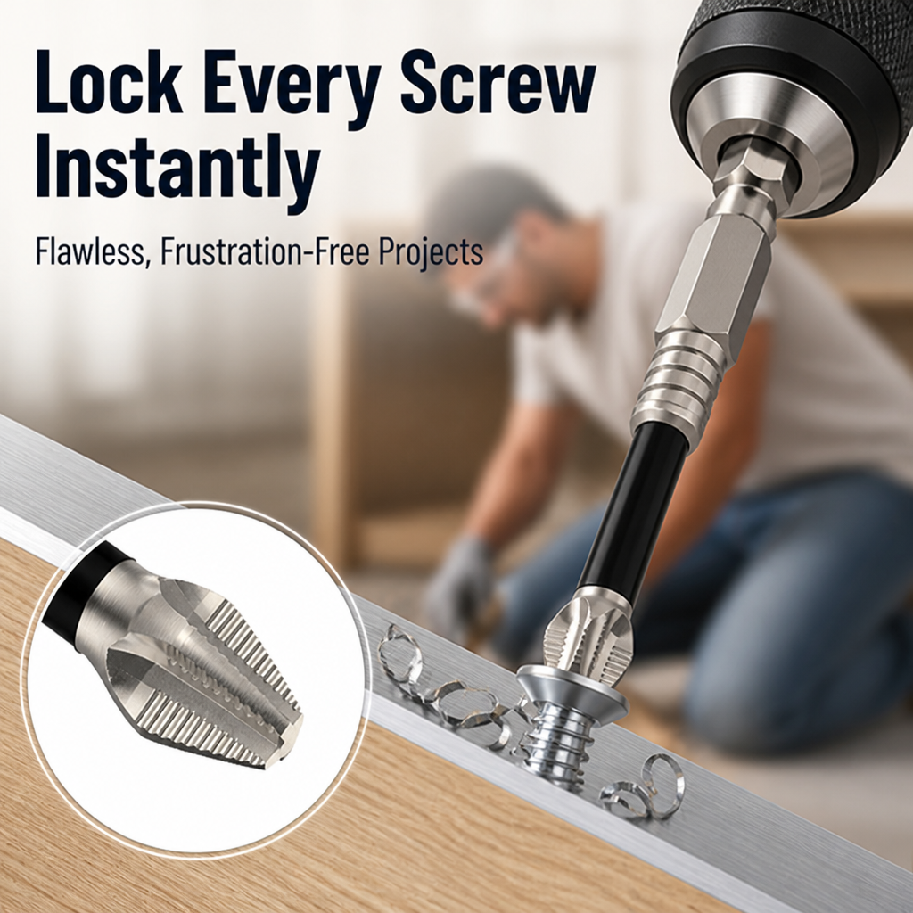 MagnoGrip™ Magnetic Screwdriver Bit Set — Lock Every Screw Instantly for Flawless, Frustration-Free Projects