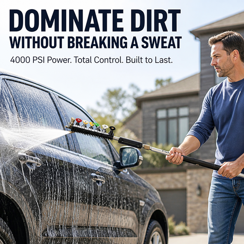TitanForce™ Max Pressure Wand — Dominate Dirt Without Breaking a Sweat