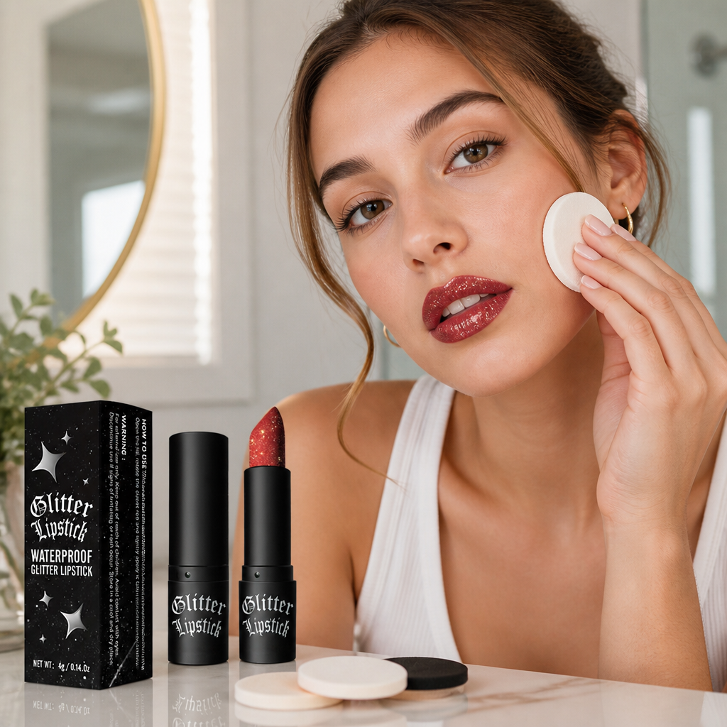 VelvetLuxe™ Matte Lipstick With Glitter Crush — Dazzle All Day with Lush, Radiant Lips That Never Fade