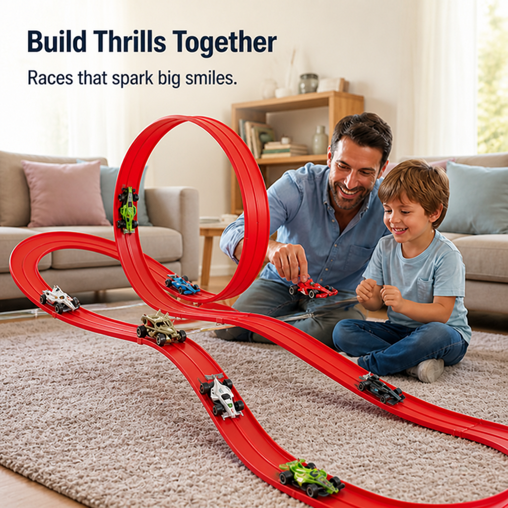 TurboTrack™ — Ignite Limitless Creativity and Confidence in Every Thrilling Race
