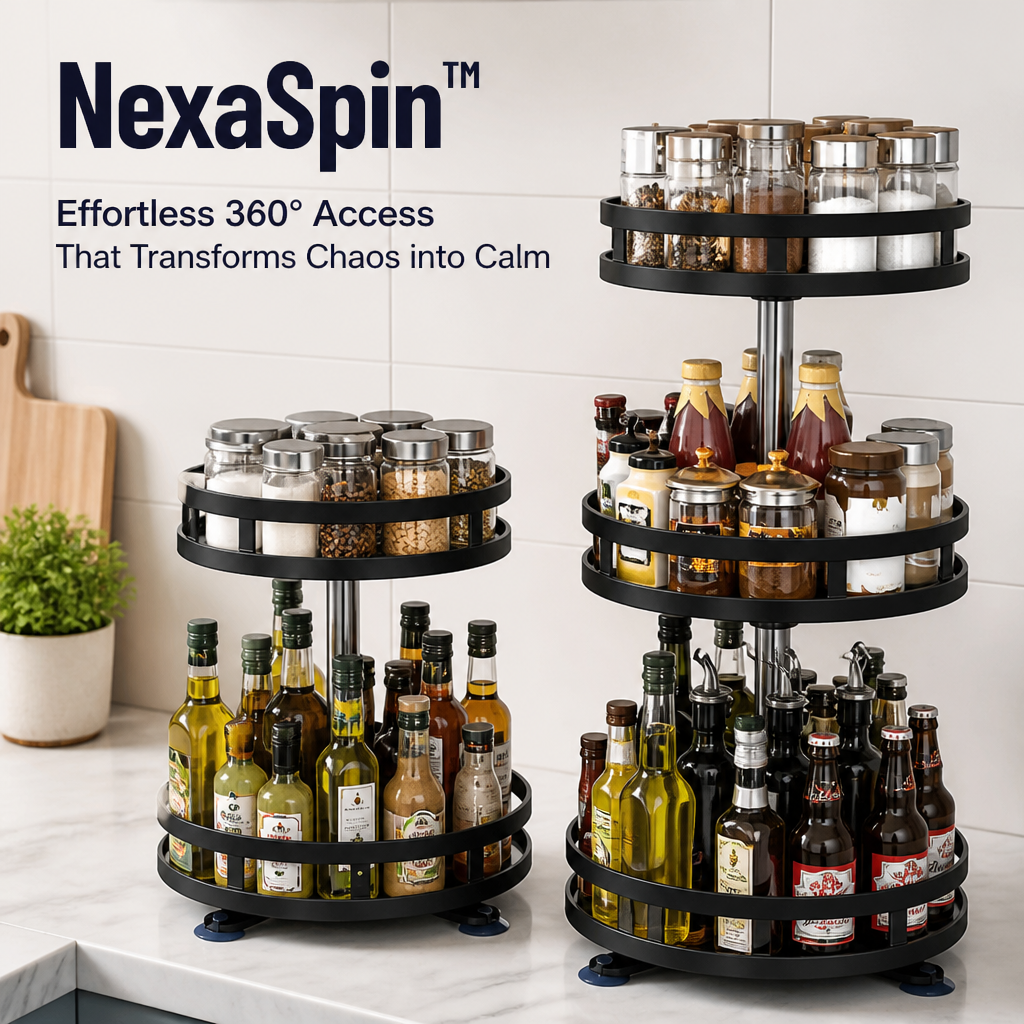 NexaSpin™ — Effortless 360° Access That Transforms Chaos into Calm