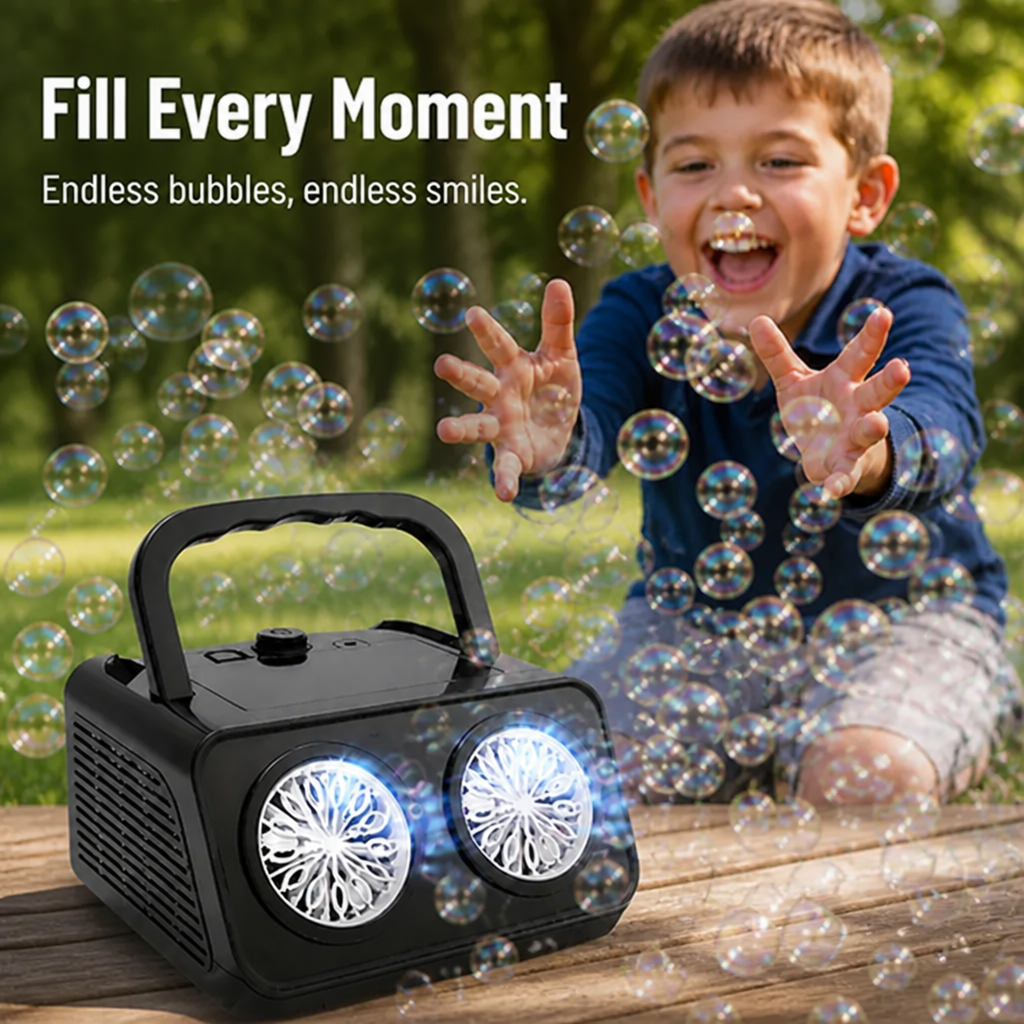 LumaBurst™ — Ignite Every Moment with a Dazzling Storm of Glowing Bubbles