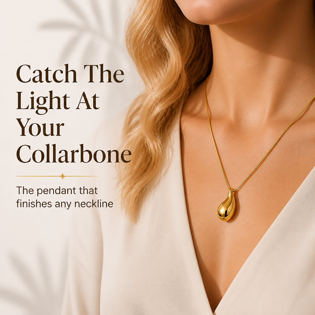 SolaraShine™ Necklace — Own Every Room with Radiance That Never Fades