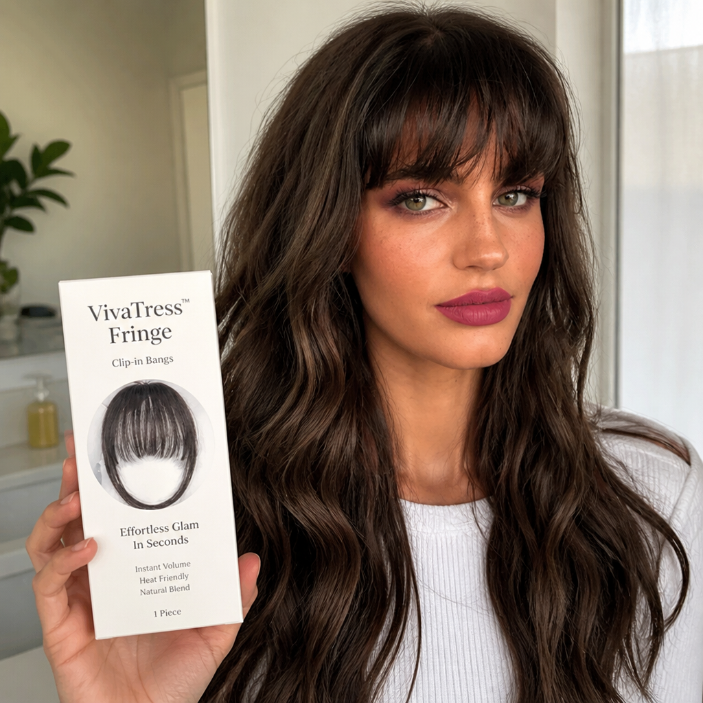 VivaTress™ Fringe — Instantly Unlock Your Bold, Effortless Glam Look