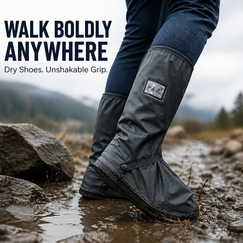 HydroStep™ — Walk Boldly Anywhere with Dry Shoes and Unshakable Grip