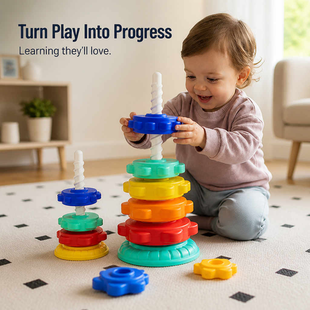 Spinfinity™ — Ignite Their Genius with Every Colorful Spin and Stack