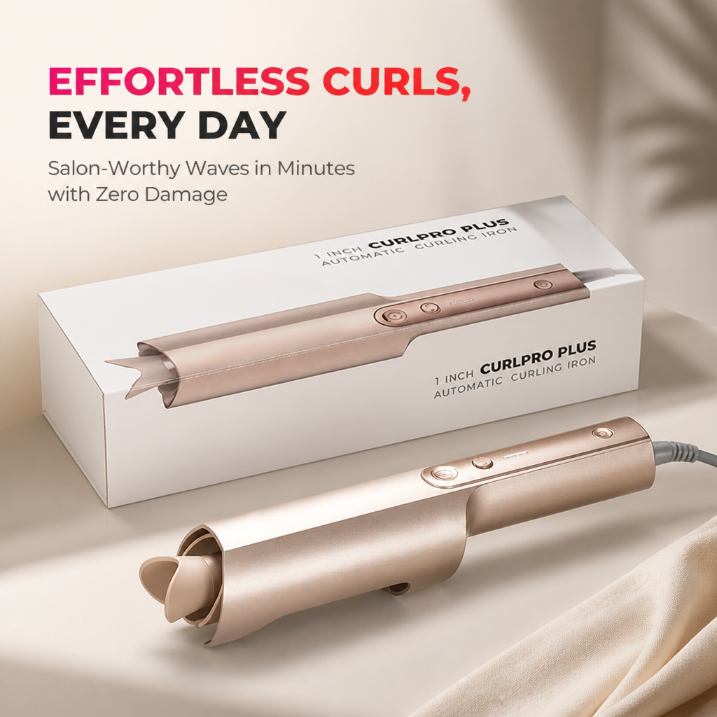 VivantaCurl™ — Wrap, Curl & Release Soft Waves in Seconds Without Tangles or Burns