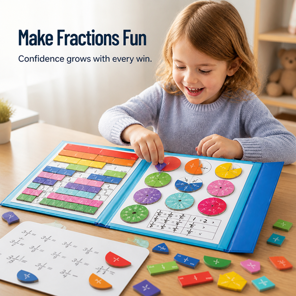 CalcBright™ — Spark Your Child’s Joy and Confidence with Every Fraction Mastered