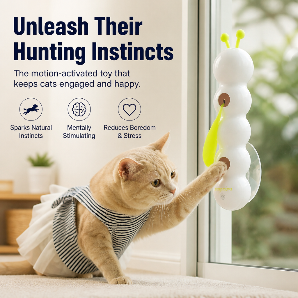 PredaPulse™ — Trigger Your Cat's Hunt Instinct and End Indoor Boredom for Good