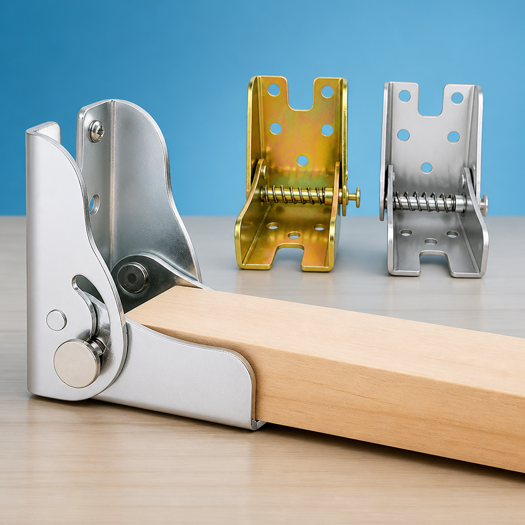 IronLock™ Fold & Secure Hinges — Unshakable Strength That Frees Your Space Instantly